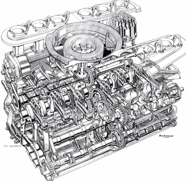 917 engine cutaway